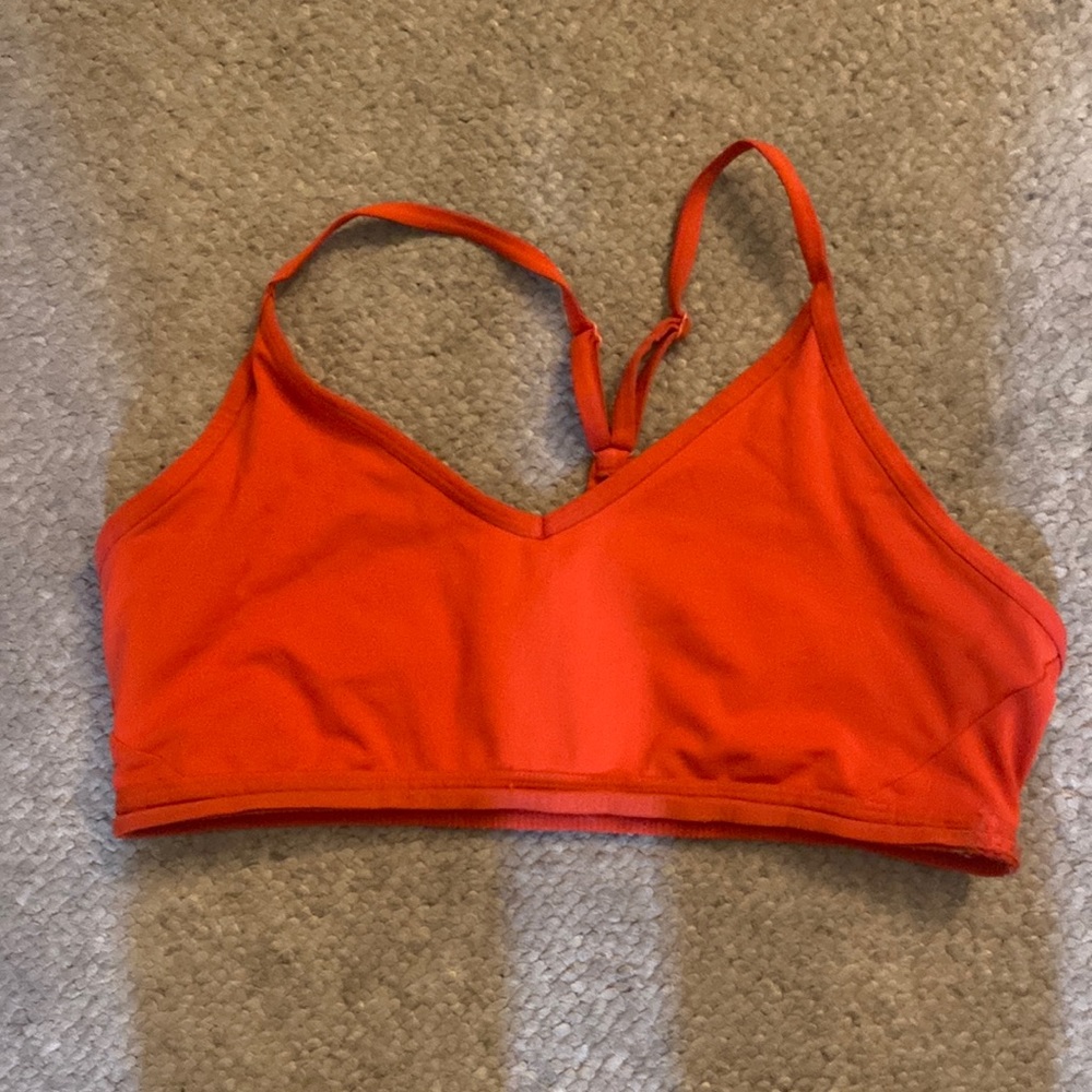 Red Sports Bra - Athletic, Large